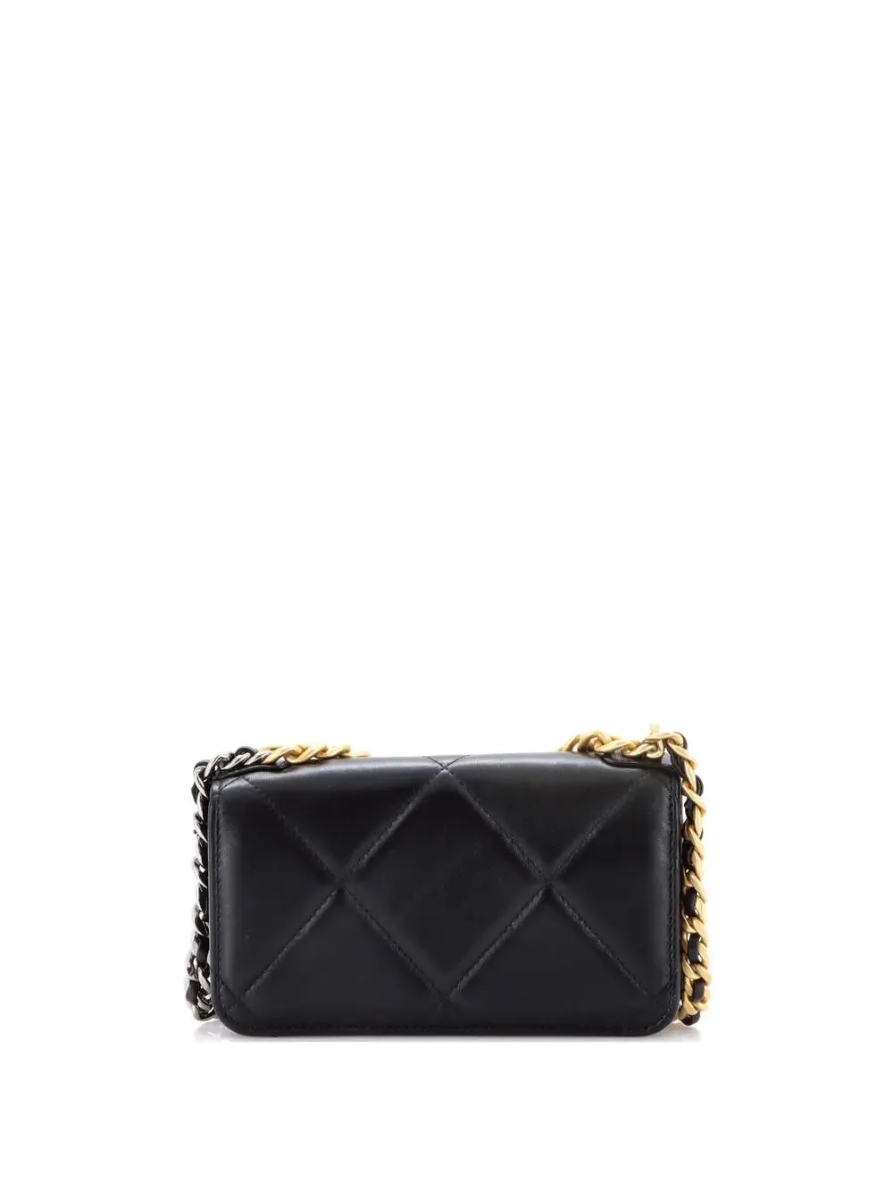 Chanel 19 Flap Phone Holder With Chain #242423C42B